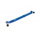 Steering link, 6061-T6 aluminum (blue-anodized)/ servo horn, metal/ s