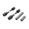 Driveshafts, center, male (metal) (4)/ driveshafts, center, female, 6