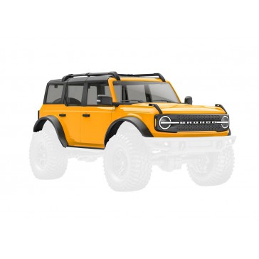 Body, Ford Bronco, complete, Cyber Orange (includes grille, side mirr