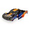 Body, Slash VXL 2WD (also fits Slash 4X4), orange & blue (painted, de