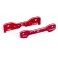 Tie bars, rear, 7075-T6 aluminum (red-anodized) (fits Sledge)