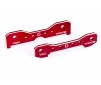 Tie bars, rear, 7075-T6 aluminum (red-anodized) (fits Sledge)