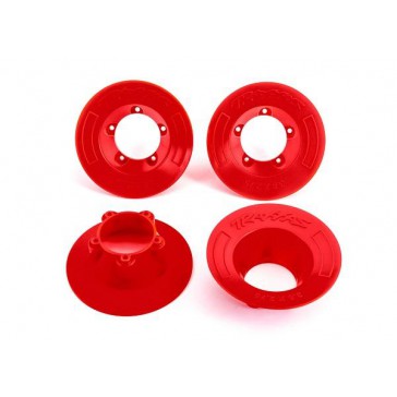 Wheel covers, red (4) (fits 9572 wheels)