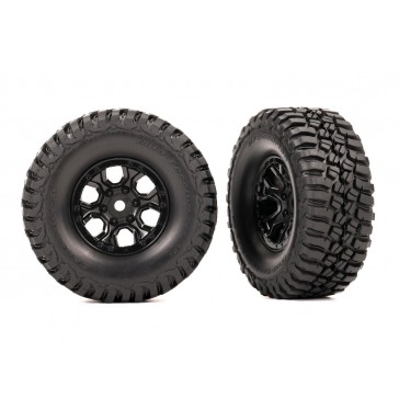 Tires & wheels, assembled (black 1.0 wheels, BFGoodrich Mud-Terrain T