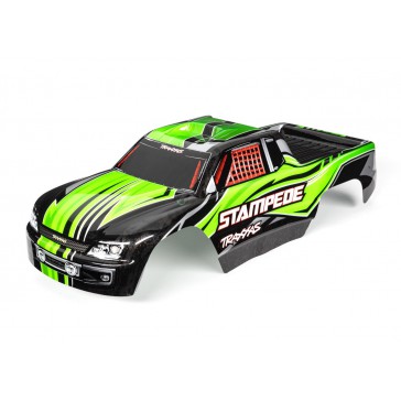 Body, Stampede (also fits Stampede VXL), green (painted, decals appli