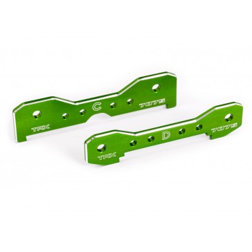 Tie bars, rear, 7075-T6 aluminum (green-anodized) (fits Sledge)