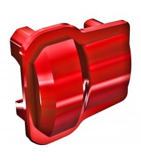 Axle cover, 6061-T6 aluminum (red-anodized) (2)/ 1.6x12mm BCS (with t