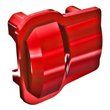 Axle cover, 6061-T6 aluminum (red-anodized) (2)/ 1.6x12mm BCS (with t