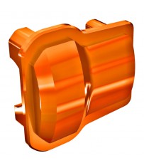Axle cover, 6061-T6 aluminum (orange-anodized) (2)/ 1.6x12mm BCS (wit