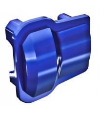 Axle cover, 6061-T6 aluminum (blue-anodized) (2)/ 1.6x12mm BCS (with
