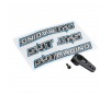 X6 Servo Horn Offset Black (25 Teeth)