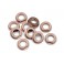 DISC.. FLANGED METAL BUSHING 6X10X3MM (10 PCS)