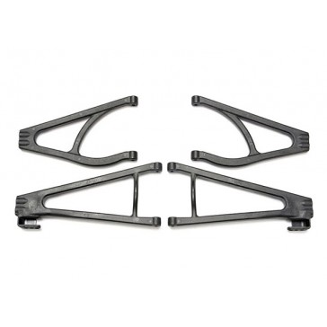 Suspension arm set, adjustable wheelbase (lengthens wheelbas