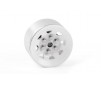 Stamped Steel 0.7 Stock Beadlock Wheels (White)