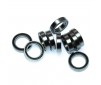 Ball Bearing 12x18x4 mm Rubber sealed