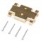 Chassis Skid Plate, Brass 19.5g: AX24