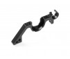 ALU LOWER BULKHEAD REAR - RIGHT - BLACK - SWISS 7075 T6