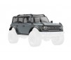 Body, Ford Bronco, complete, dark gray (includes grille, side mirrors