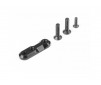 X1 ALU BODY POST PLATE - BLACK