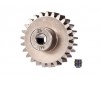 Gear, 25-T pinion (1.0 metric pitch) (fits 5mm shaft)/ set screw (for