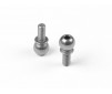 X4 PIVOT BALL 6.0MM WITH M3x6.5MM THREAD - HUDY SPRING STEEL (2)