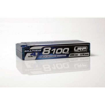 HV 1/12 Ultra LCG GRAPHENE-4.1 8100mAh Hardcase battery - 3.7V LiPo -