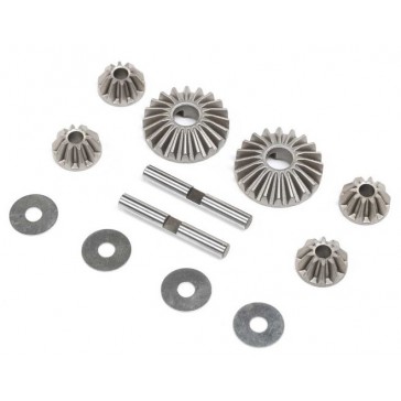 Differential Gear & Shaft Set: 8X, 8XE 2.0