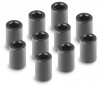 ALU BUSHING 3x6x9.0MM - BLACK (10)