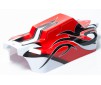 S10 Blast BX - Body shell prepainted red/black/white HD