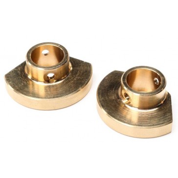 Brass Rear Axle Tube Cap, L/R: PRO