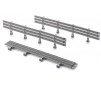 GUARDRAIL 25CM GREY 10X