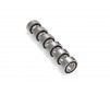 Ball bearing set, transmission, black rubber sealed (contains 3x6x2.5