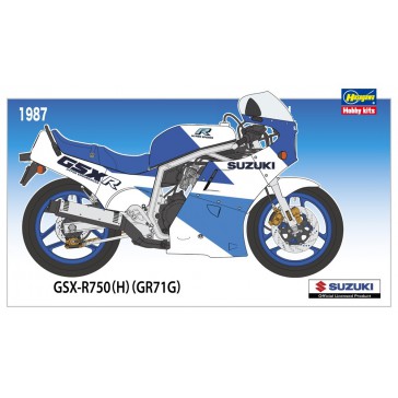 1/12 SUZUKI GSX-R750 GR71G BLUE/WHITE 21746 (1/23) *