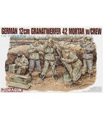 1/35 GERMAN 12CM GRANATWERFER 42 MORTAR W/CREW (2/23) *