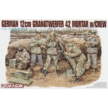 1/35 GERMAN 12CM GRANATWERFER 42 MORTAR W/CREW (2/23) *