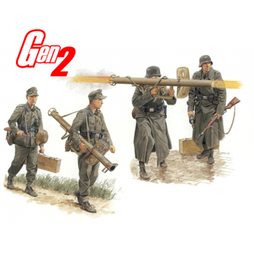 1/35 GERMAN ANTITANK TEAM W/PANZERSCHRECK WWII