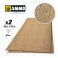 AMMO CREATE CORK MEDIUM GRAIN 2MM 2X