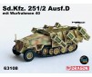 1/72 SD.KFZ.251 AUSF.D MIT WURFRAHMEN 40