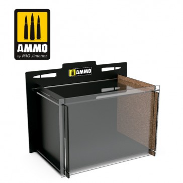 MODULAR SYSTEM SATIN BLACK DISPLAY CASE LARGE 24X16X16