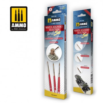 AMMO MARTA KOLINSKY SELECTION BRUSH SET