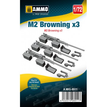 1/72 M2 BROWNING X3