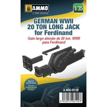 1/35 GERMAN WWII 20 TON LONG JACK FOR FERDINAND