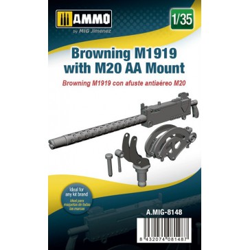 1/35 BROWNING M1919 WITH M20 AA MOUNT