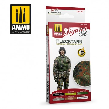 FLECKTARN GERMAN CAMOUFLAGE SET 6 JARS 17 ML