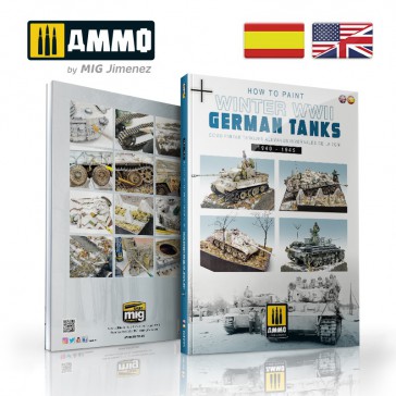 BOOK HOW TO PAINT WINTER WWII GERMAN TANKS ENG. (3/23) *