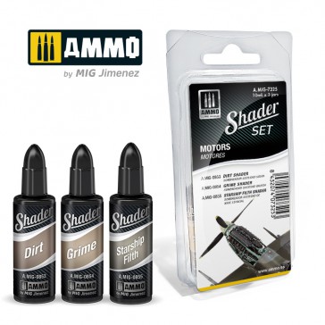SHADER SET MOTORS 3 JARS 10ML