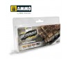 DRYBRUSH SET RUST COLORS 4 JARS