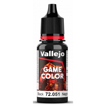 Game Color - Black Color (17 ml.)