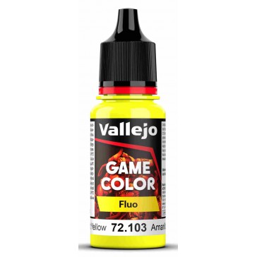 Game Color - Fluorescent Yellow Color (17 ml.)
