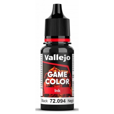 Game Color - Black  Ink Ink (17 ml.)